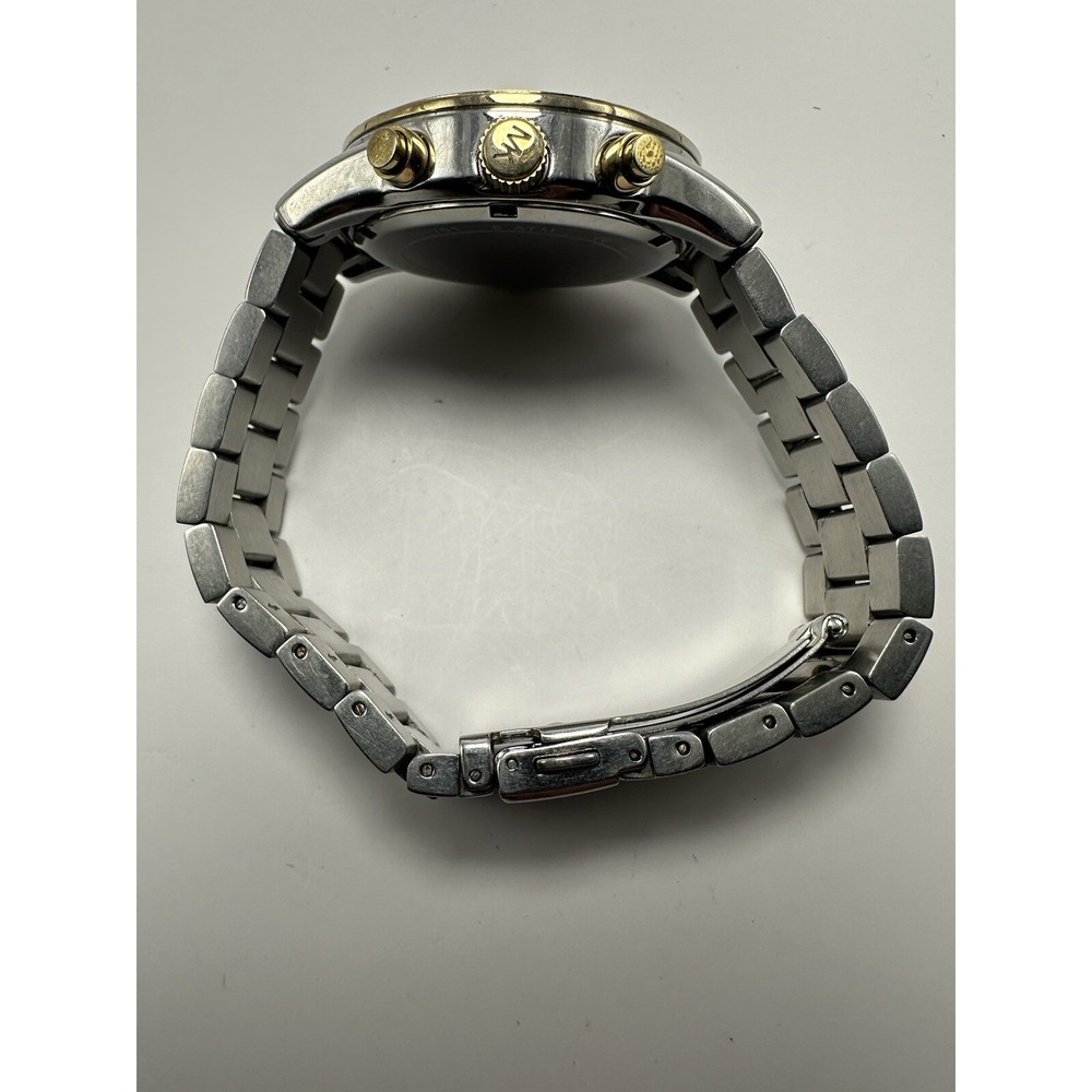 Michael Kors Ritz MK-6474 37mm 7" Two Tone Stainless Steel Chronograph Watch Q - Picture 9 of 10